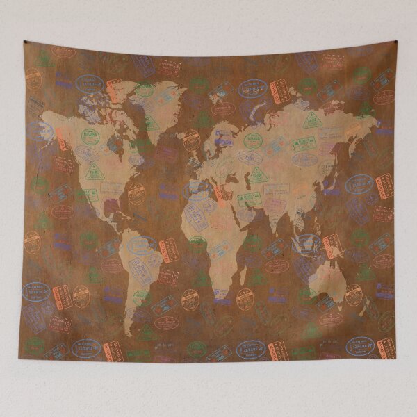 Item preview, Vintage travel stamp designed and sold by MrJean.
