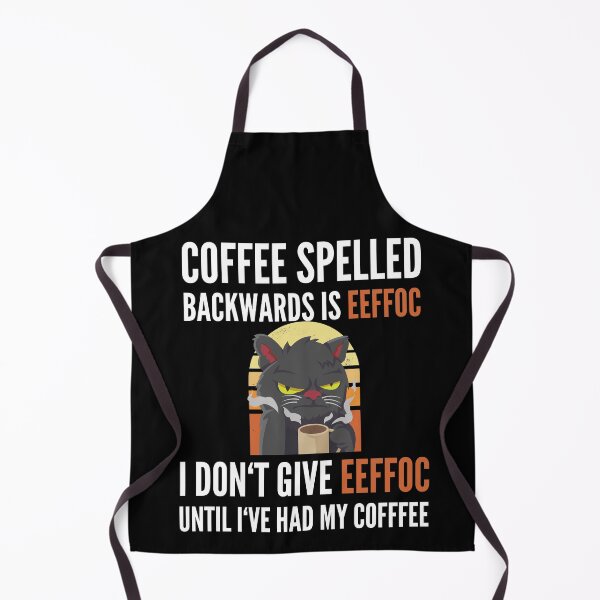 Item preview, Coffee Spelled Backwards Is Eeffoc - Cat designed and sold by Club7Studios.