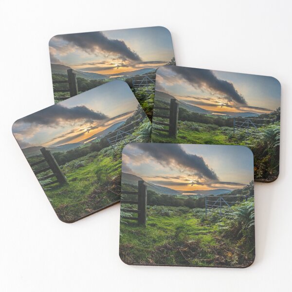 Item preview, Dyffryn Nantlle Sunset Through The Gate designed and sold by LluniauDafyddEm.