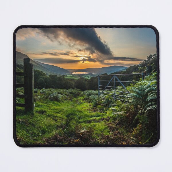 Item preview, Dyffryn Nantlle Sunset Through The Gate designed and sold by LluniauDafyddEm.