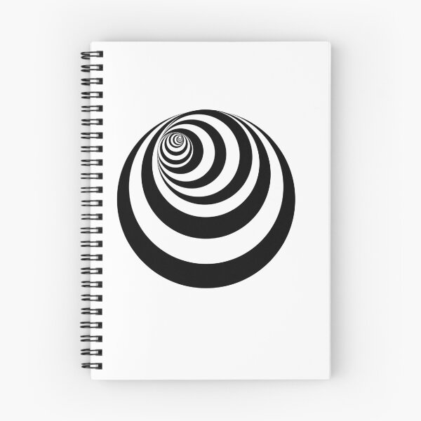 Item preview, Freaky circles black and white vortex optical illusion  designed and sold by Solotree.