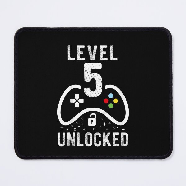 Item preview, Kids Level 5 Unlocked Video Game 5th Birthday designed and sold by MiloszshiZse.