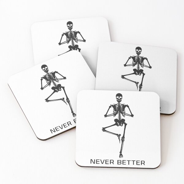 Item preview, Never Better Skeleton designed and sold by dimitar-pnankov.