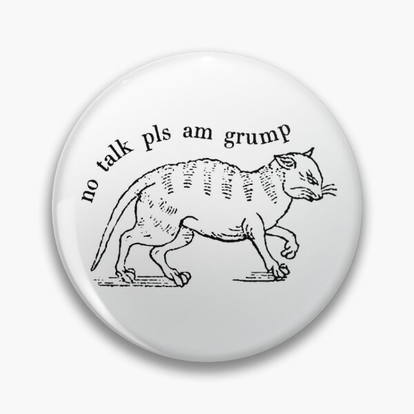 Item preview, Grumpy antique cat designed and sold by LinguaCelta.