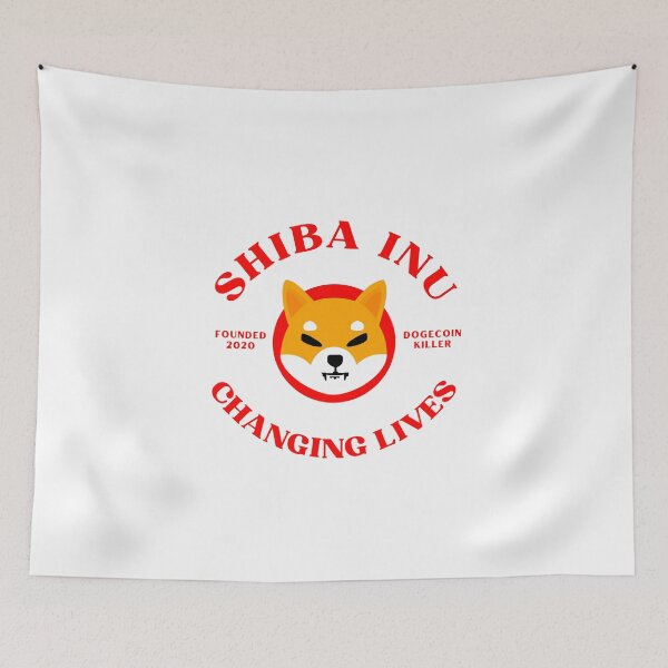 Item preview, Shiba Inu Changing Lives Crypto Design designed and sold by Funny-Tees4U.