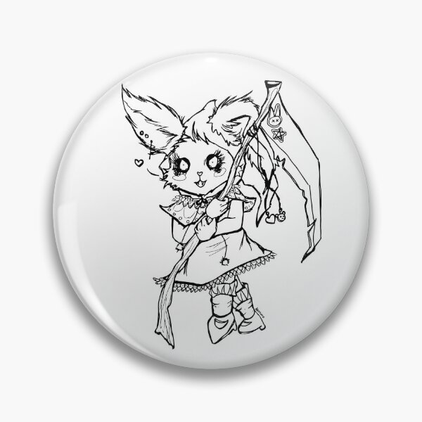 Item preview, Cute edgy dark bunny girl, chibi reaper designed and sold by Hekkoto.