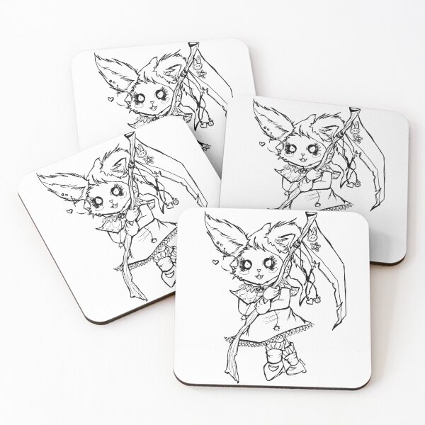 Item preview, Cute edgy dark bunny girl, chibi reaper designed and sold by Hekkoto.