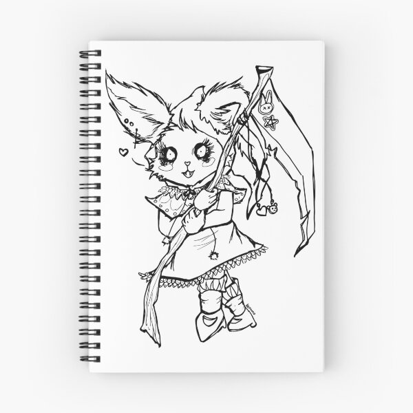 Item preview, Cute edgy dark bunny girl, chibi reaper designed and sold by Hekkoto.