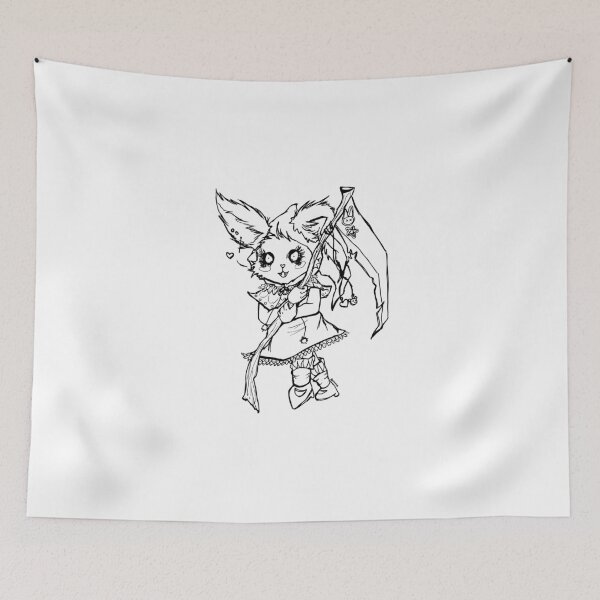 Item preview, Cute edgy dark bunny girl, chibi reaper designed and sold by Hekkoto.