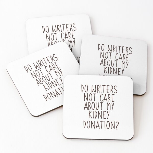 Item preview, Do Writers Care About My Kidney Donation? designed and sold by GrellenDraws.