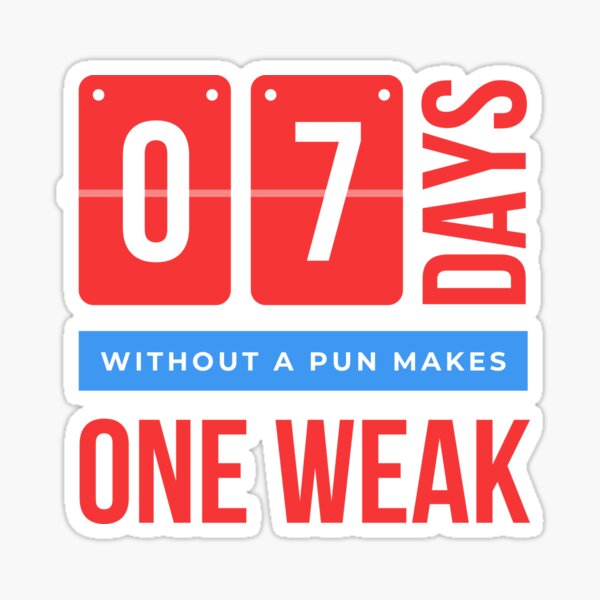 one-weak-sticker-for-sale-by-kugou-redbubble