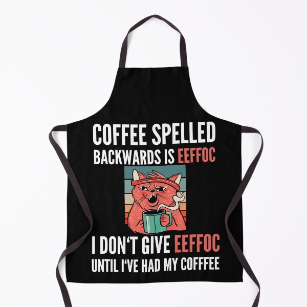 Item preview, Coffee Spelled Backwards Is Eeffoc - Cat designed and sold by Club7Studios.