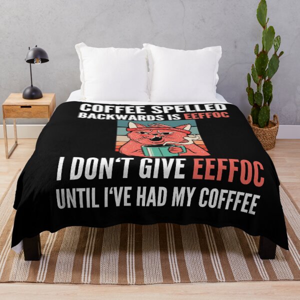 Item preview, Coffee Spelled Backwards Is Eeffoc - Cat designed and sold by Club7Studios.