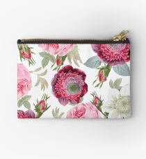 Vintage Botanical Roses Studio Pouch
