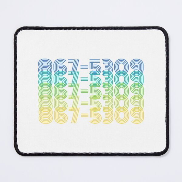 Item preview, 80s Music - 867-5309 - 1980s Famous Phone Number - Song Lyrics designed and sold by DesignByLeo.
