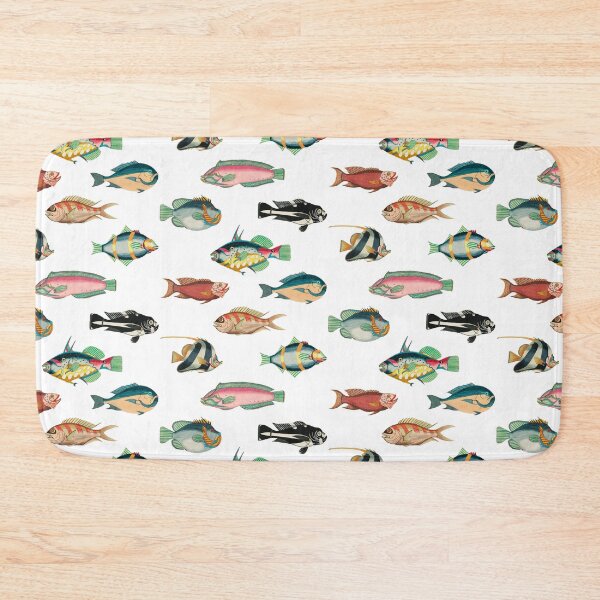 Item preview, Surreal fish pattern designed and sold by LazyOracle.