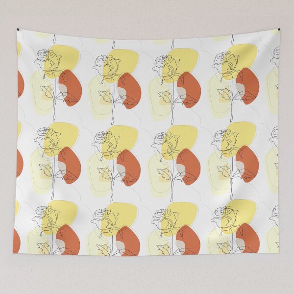 Item preview, Elegant Abstract Line Flower designed and sold by cruzzcreation.