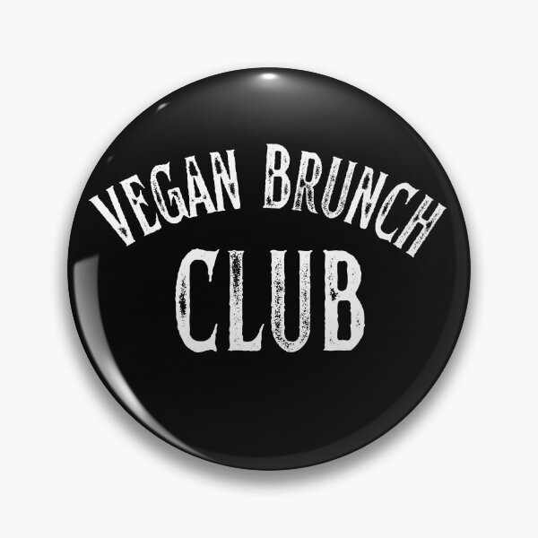 Item preview, Vegan Brunch Club Vintage White Print For Foodie Squad designed and sold by Vegginitup.