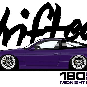 Artwork thumbnail, Drifted 180sx Merch - Midnight Edition by Drifted by driftedshop