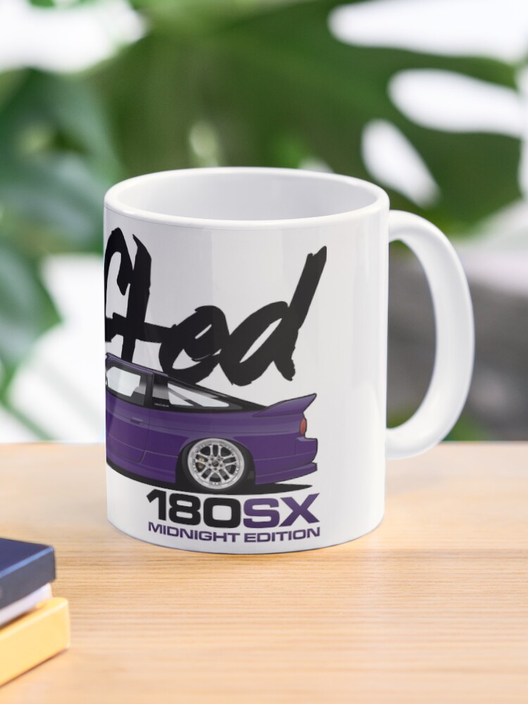 Thumbnail 1 of 6, Coffee Mug, Drifted 180sx Merch - Midnight Edition by Drifted designed and sold by driftedshop.