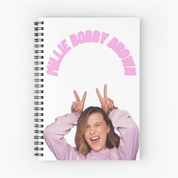 Item preview, Cuaderno Millie Bobby Brown designed and sold by KAIRAAY.