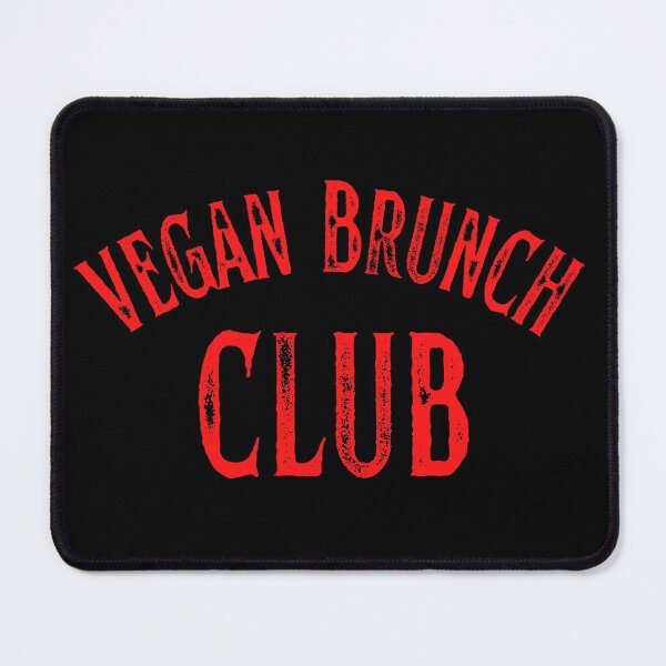 Item preview, Vegan Brunch Club Vintage Red Print For Foodie Squad designed and sold by Vegginitup.
