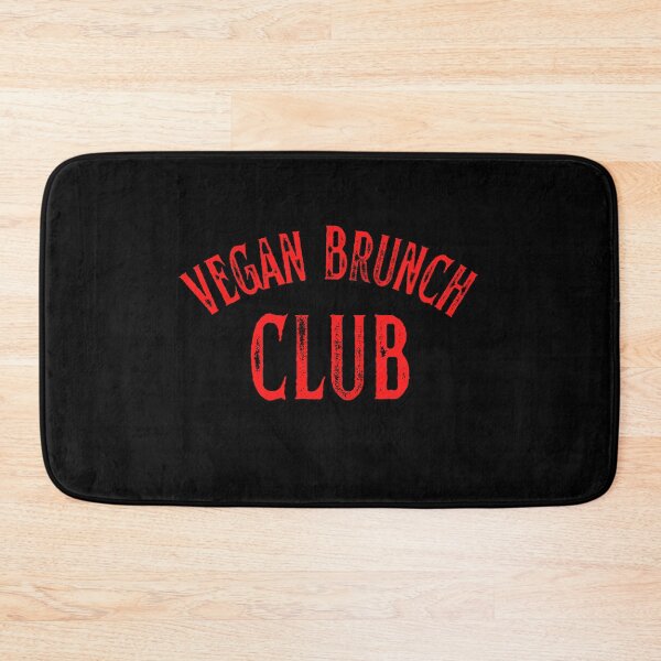 Item preview, Vegan Brunch Club Vintage Red Print For Foodie Squad designed and sold by Vegginitup.