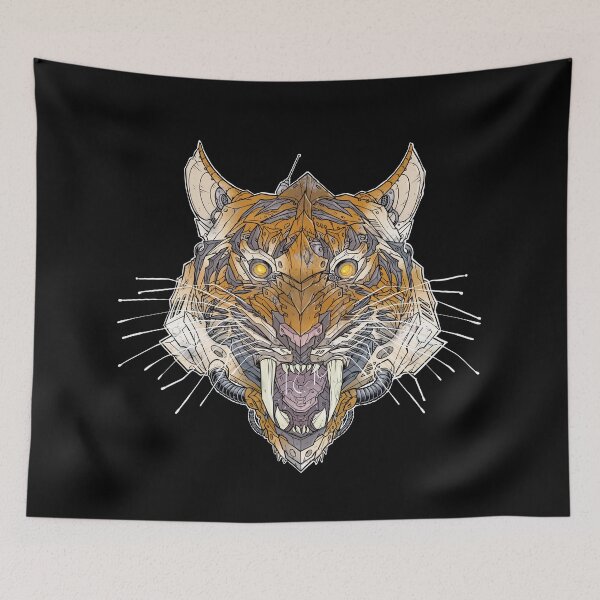Item preview, Robot tiger head designed and sold by GS-artworks.