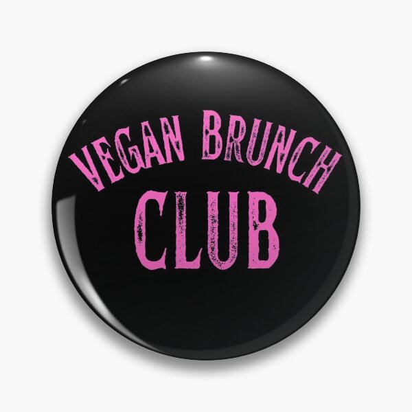 Item preview, Vegan Brunch Club Vintage Pink Print For Foodie Squad designed and sold by Vegginitup.