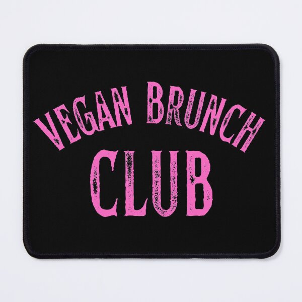 Item preview, Vegan Brunch Club Vintage Pink Print For Foodie Squad designed and sold by Vegginitup.