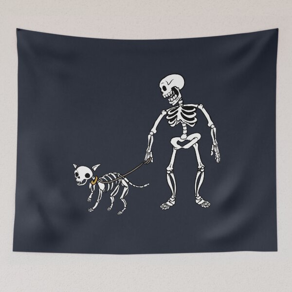 Item preview, Skeleton Dog Walker designed and sold by Bricke.