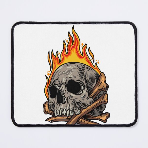 Item preview, Skull that was on fire designed and sold by Bayusrwd10.