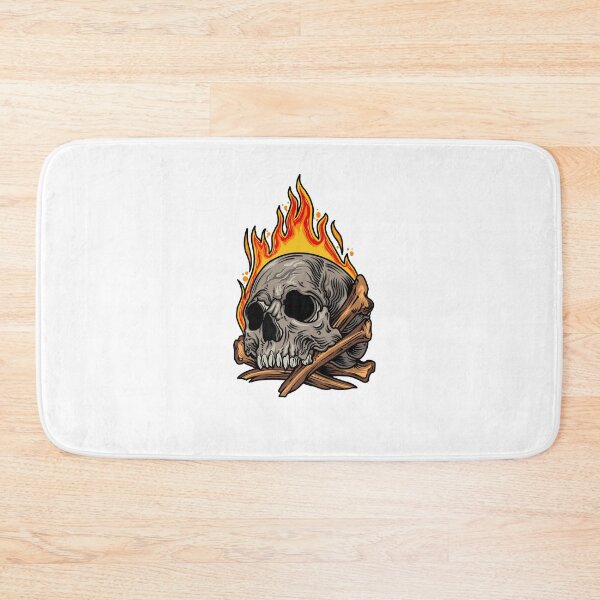 Item preview, Skull that was on fire designed and sold by Bayusrwd10.