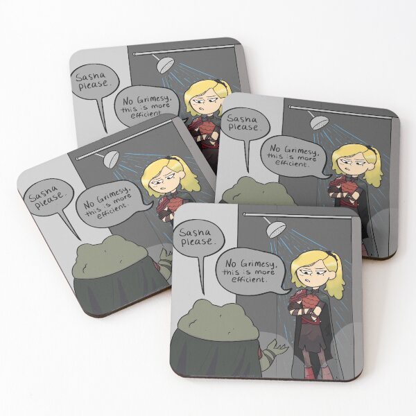 Item preview, Sasha never takes off her armor.  designed and sold by Farrart.k.