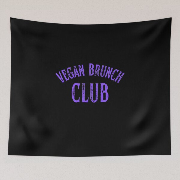 Item preview, Vegan Brunch Club Vintage Purple Print For Foodie Squad designed and sold by Vegginitup.