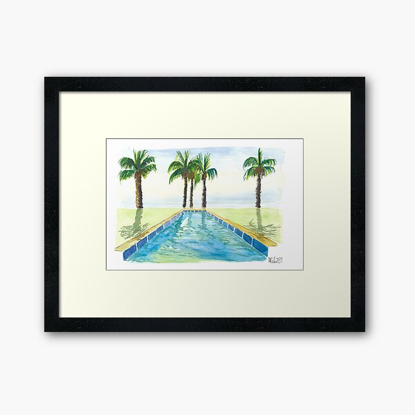 Item preview, Tropical Infinity Pool with South Sea View designed and sold by artshop77.