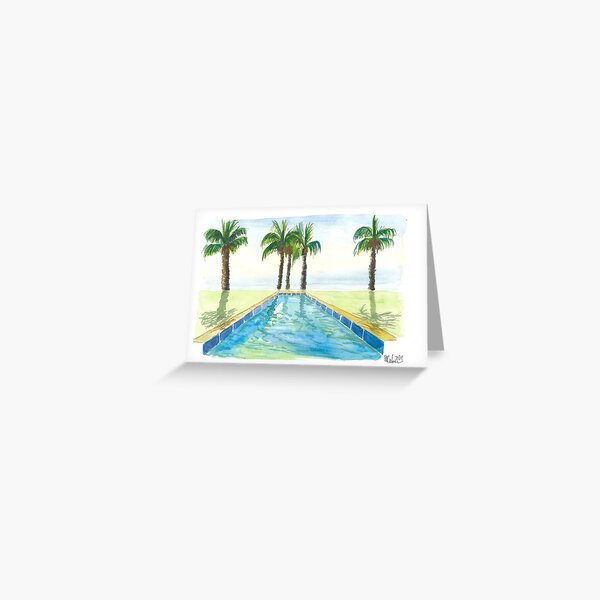 Item preview, Tropical Infinity Pool with South Sea View designed and sold by artshop77.