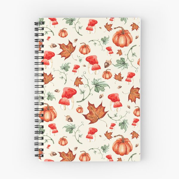 Item preview, Autumn Pattern in Watercolor designed and sold by RubatoArts.