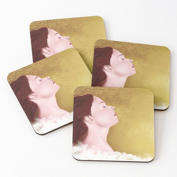 Item preview, Cute girl in gold designed and sold by ALVALERA.