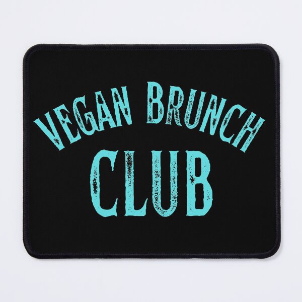 Item preview, Vegan Brunch Club Vintage Turquoise Print For Foodie Squad designed and sold by Vegginitup.