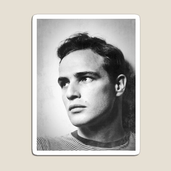 Vista previa del artículo con la obra «Marlon Brando - BW Vintage - D13», diseñado y vendido por DecoWords.
