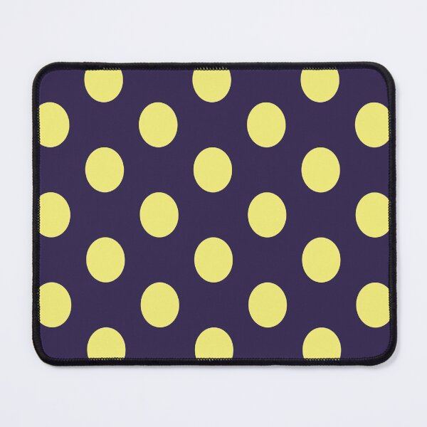 Item preview, Large YELLOW and NAVY BLUE POLKA DOTS designed and sold by RachelMacht.