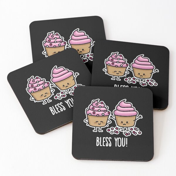 Item preview, Bless you! cupcakes sprinkles sneezing cupcake  designed and sold by LaundryFactory.
