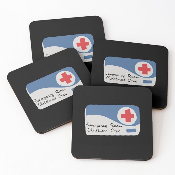 Item preview,   Emergency Room Nurse Christmas Crew Essential sticker designed and sold by Dragsma ⭐⭐⭐⭐⭐.