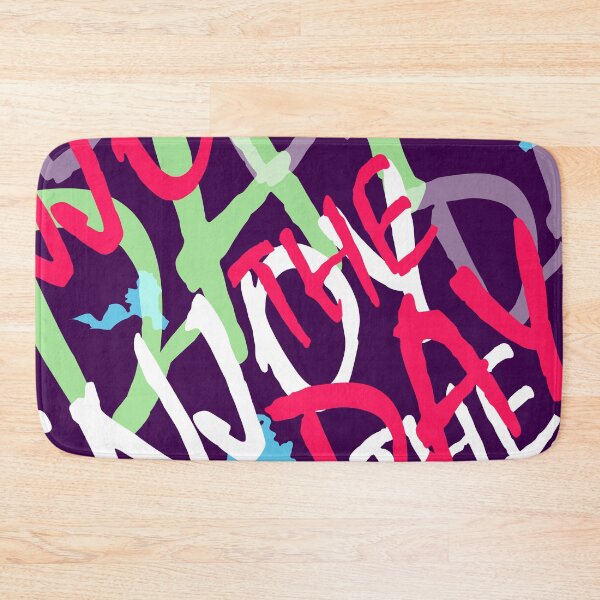 Item preview, Enjoy the day, lettering pattern with a motivational quote designed and sold by MakitoDesign.