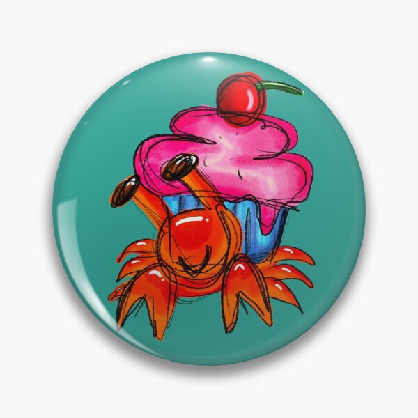 Item preview, Cupcake Hermit Crab designed and sold by CakeyDoesArt.