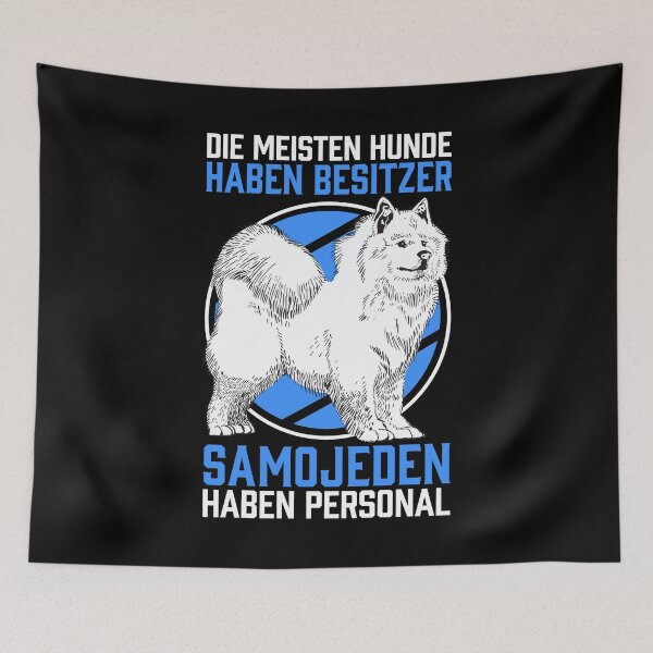 Item preview, Samoyed staff sled dog Samojedenspitz designed and sold by madgrfx.