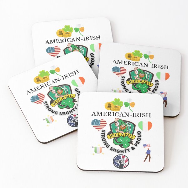 Item preview, American Irish Strong Mighty & Proud  designed and sold by OliDesigns.