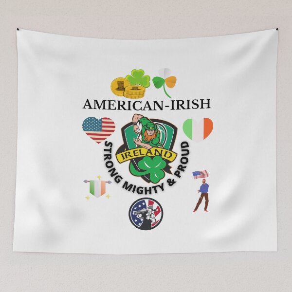 Item preview, American Irish Strong Mighty & Proud  designed and sold by OliDesigns.