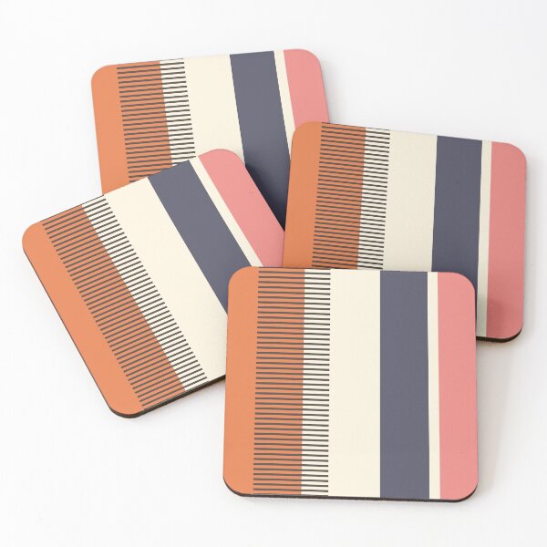 Item preview, Stripes in orange, pink and purple designed and sold by Latte Design.